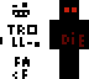trollface or...is it look on the back