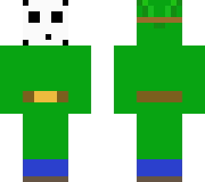 dark green shy guy