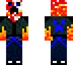 fire skull