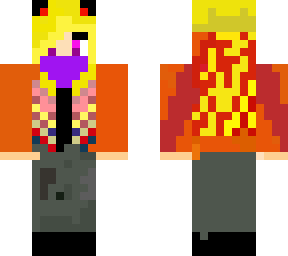 ninja flame girl