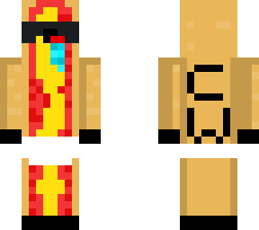 pro hotdog mit einer mischung von noob!