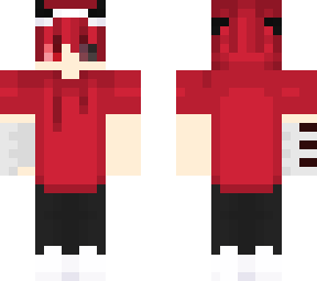 red demon anime boy