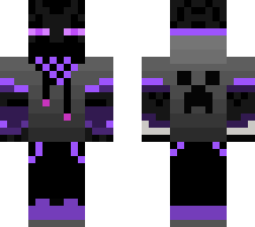 enderman with creeper sweatshirt
