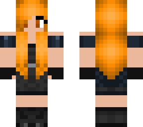 girl with black dress