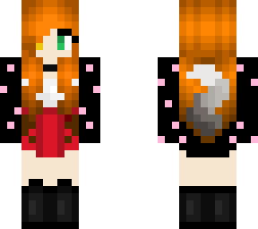 polka dot redhead