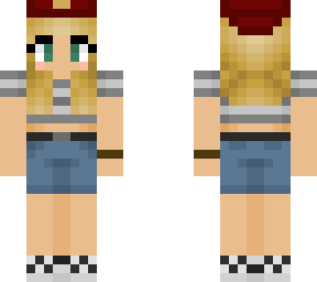 blond skater girl