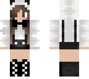 panda girl with hoodie