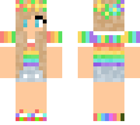rainbow girl