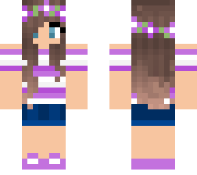 crystal with flower crown