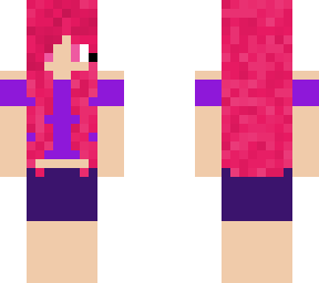 fluffy pink hair