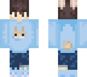 kurimi_mallow's bunny boy (pastel blue couple outfit)