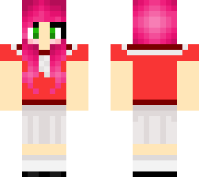 Pink Hair School Uniform SparkGirl137 | Minecraft Skin
