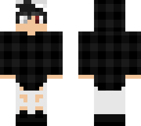 black hoddie