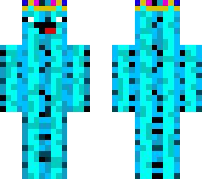 cyan cactus  queen skin