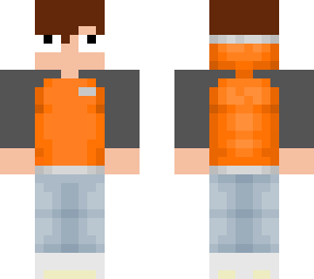 orange hoodie