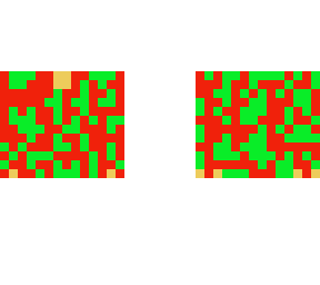 red and green/bloody sweatshirt