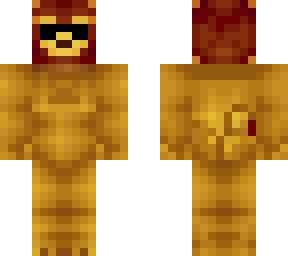lion with glases