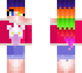 rainbow hair kawaii