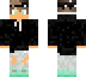 black hoddie