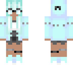 blue hair- oc