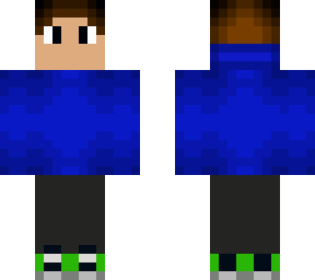 blue hoodie