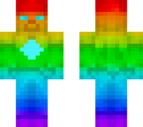 charged rainbow steve