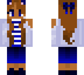 cute blue girl