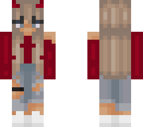 devil girl red
