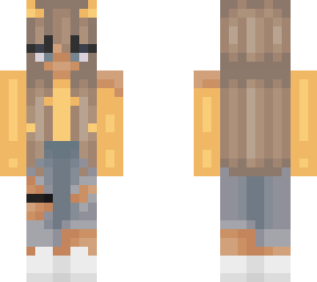 devil girl yellow