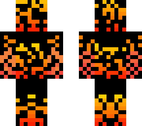 custom fire skin (black and red)
