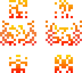 custom fire skin (white and red)