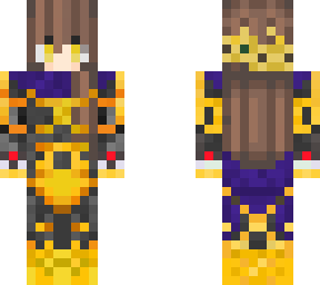 golden gilded prestige warrior knight female