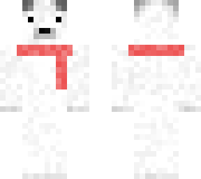 improved cold polar bear with red skarf