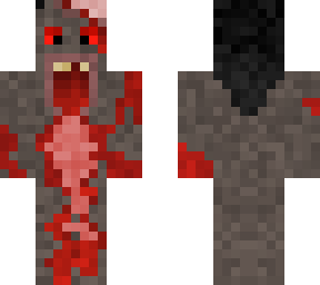 long haired zombie man