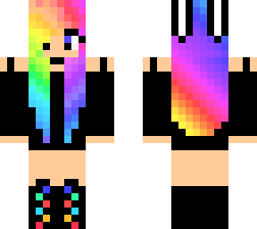 rainbow girl