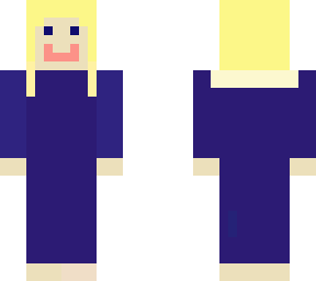 blue blond girl