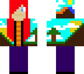 minecraft world hoodie girl