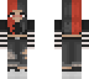 edit of the edit of the red and black girl edit