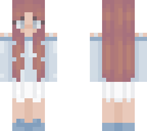 faded blue girl