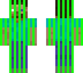 green striped steve