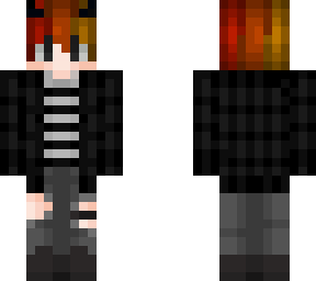 horned fire boy