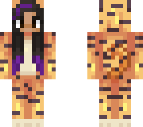 Purple Tipped Hair Minecraft Skins