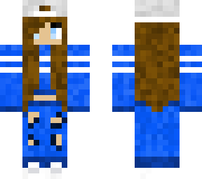 blue girl