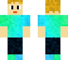 turquoise ombre dude