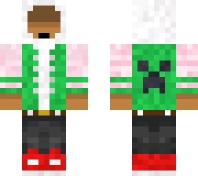 varsity jacket with hidden face