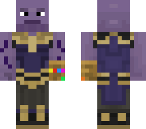 thanos (infinity war) avengers with gauntlet