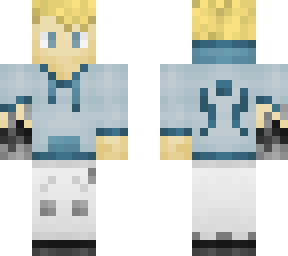 blonde cyborg boy