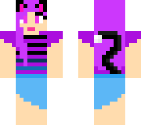 cat girl without jacket