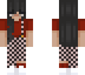 checkered overalls
