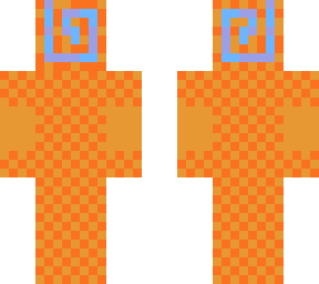 orange+blue swirl pattern